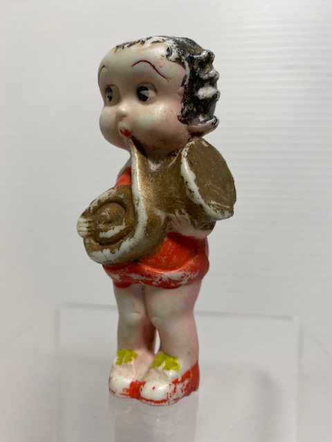 昭和レトロ ベティちゃん 陶器製 人形 ８．５ｃｍ 手塗 BETTY