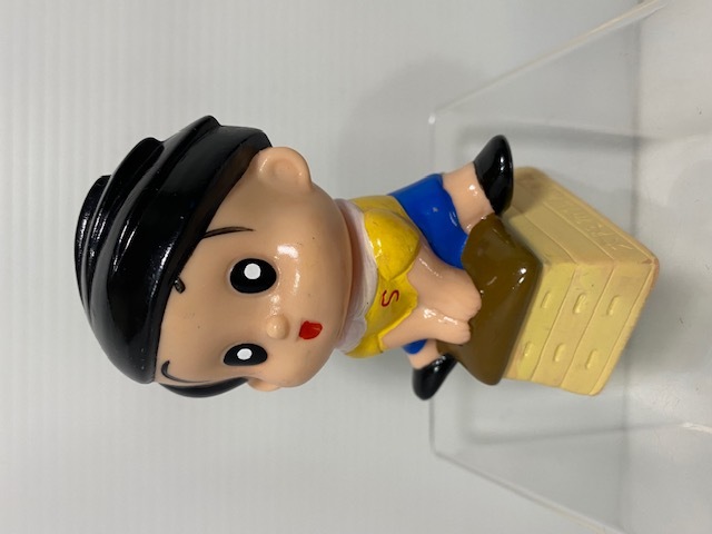 昭和レトロ　ソフビ　信用金庫　信ちゃん　交通安全　激レア　アンティーク 大阪市信用金庫☆昭和レトロ☆信ちゃん☆ソフビ人形☆貯金箱 11