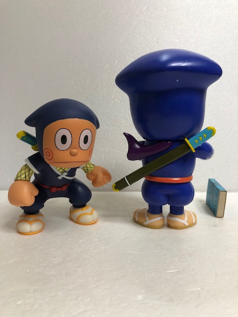 大☆忍者ハットリくん 貫蔵 カンゾウ ソフビ人形 20．0cm