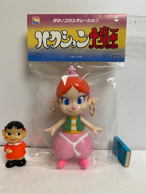 開封品☆袋入・タグ付☆アクビちゃん☆ハクション大魔王☆ソフビ