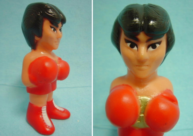 元アイドル 俳優 沖田浩之 ？ ソフビ人形 【TO0216】 アンティーク らしさ