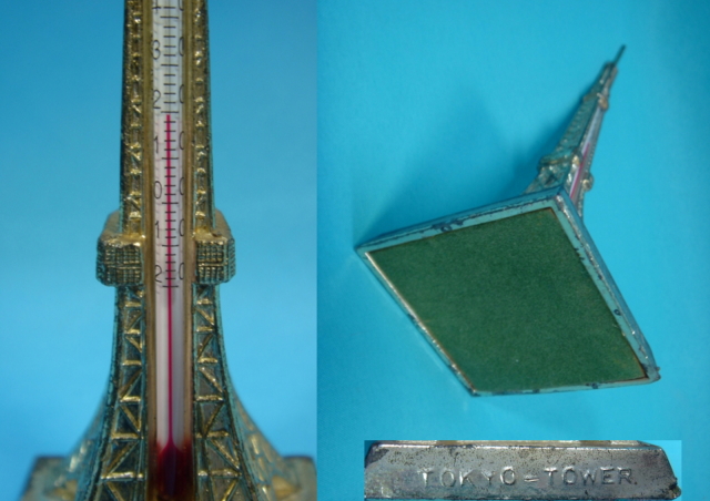 0939 東京タワー tower of Tokyo ミニチュア ペン立て 温度計 0939 東京タワー tower of Tokyo ミニチュア ペン立て 温度計