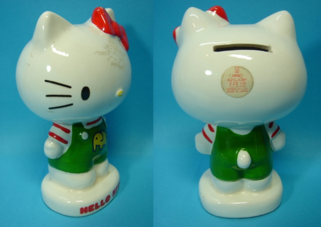 希少！★ハローキティ サンリオ★貯金箱　1976年製　約34cm　非売品　ヴィンテージ　激レア★Hello Kitty SANRIO★入手困難！！