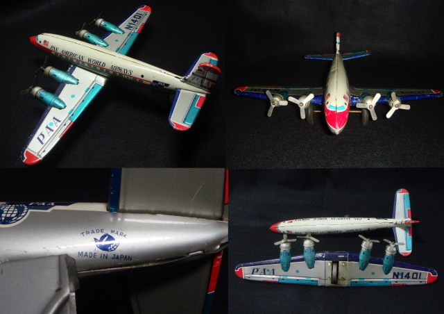 ブリキ飛行機 アメリカンWORLD AIRWAYS N1401機 現状 【TO1881