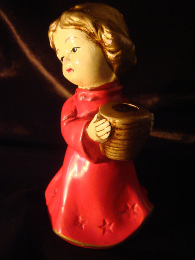 希少☆オキュパイド ジャパン 天使 陶器製 人形 10．0cm