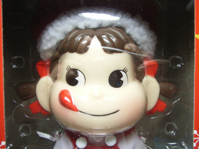 不二家☆ペコちゃん人形 ２００９年 ハッピークリスマス 企業物 【TO2488】