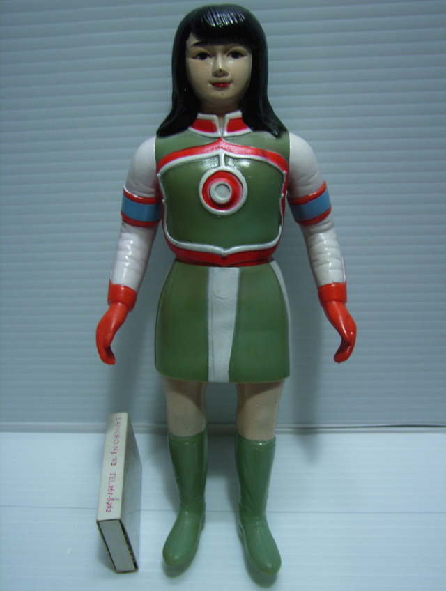 レア☆ブルマァク ウルトラマンタロウ ＺＡＴ 女性隊員 ソフビ人形 