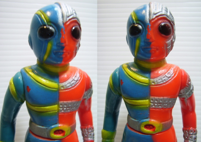 タカトク 人造人間キカイダー ソフビ人形 14．3cm 当時 現状
