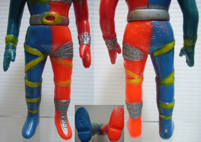 タカトク 人造人間キカイダー ソフビ人形 14．3cm 当時 現状