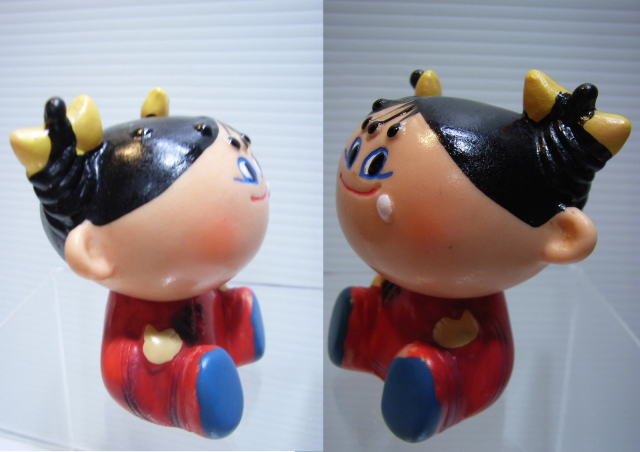 【昭和レトロ 希少】銀座アスター アスターちゃん ソフビ人形 チャイナ服 銀座アスター アスターちゃん ソフビ チャイナ服 昭和レトロ