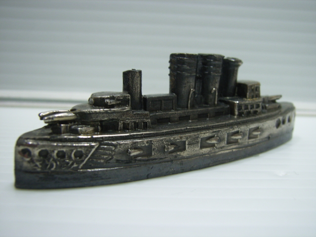 軍艦 みかさ 8．0cm 137g 当時物 戦艦 現状 詳細不明◇江崎