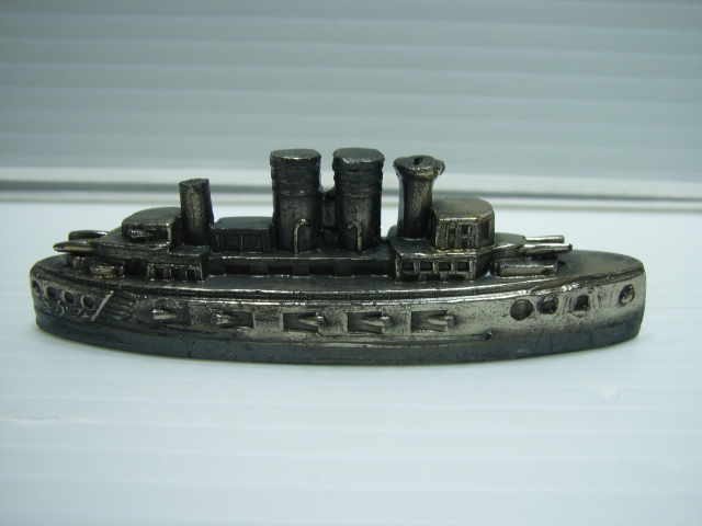 軍艦 みかさ 8．0cm 137g 当時物 戦艦 現状 詳細不明◇江崎