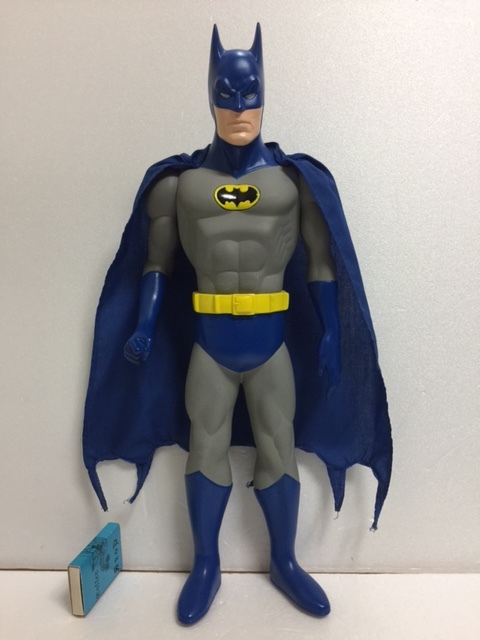 バットマン ソフビ人形 大型 ３９．０ｃｍ 当時物 版権有 １９８８ 現状 【TO4149】