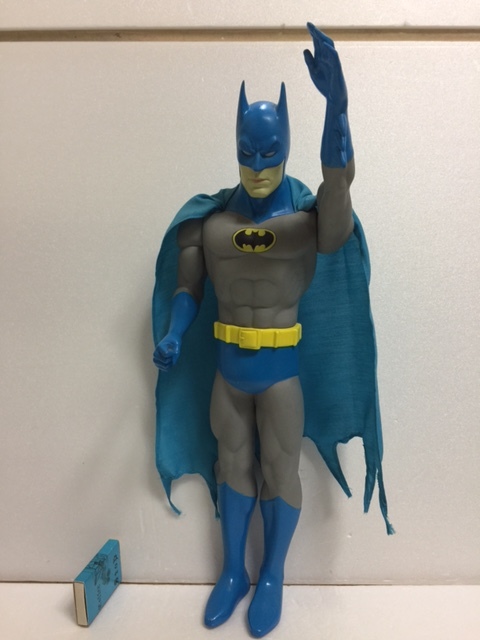 バットマン ソフビ人形 大型 ３９．０ｃｍ 当時物 版権有 １９８８