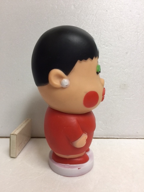 和田アキ子 ソフビ人形 貯金箱 大 17．3cm 現状 詳細不明